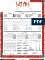 Changeling The Dreaming - Character Sheets - Satyrs