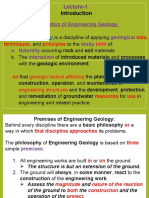 Application of Engineering Geology Geological Study A. Naturally Interaction