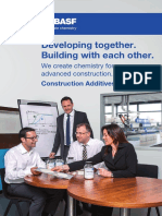 Developing Together. Building With Each Other.: We Create Chemistry For Advanced Construction