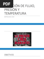 Medición de Flujo, Presión y Temperatura