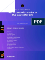 Top 10 Uses of Statistics in Our Day To Day Life: Stat Analytica Presents