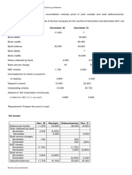 Proof of Cash and Bank Recon Statement