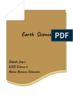 Earth Science Activity (Delgado, Joey L) .