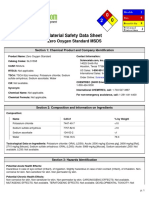 Zero Oxygen Standard MSDS: Section 1: Chemical Product and Company Identification