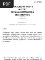 (HAND) 16 July Radial Nerve Palsy