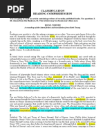 Reading 1 - Classification Cae