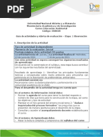 Guía de Actividades y Rúbrica de Evaluación - Unidad 1 - Etapa 1 Observación