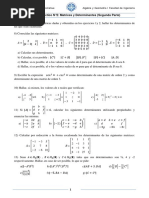 TP Matrices (Segunda Parte) Ejercicios