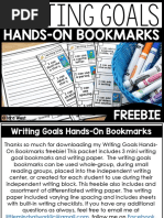 Hands-On Bookmarks: Freebie