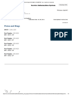 Piston and Rings: Specifications