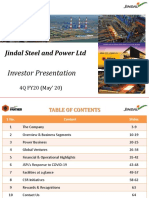 JSPL Presentation 4QFY20