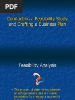 Conducting A Feasibility Study and Crafting A Business