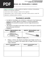 Guía Repaso de Tecnología 1°