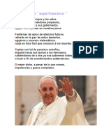 Acrostico para El Papa