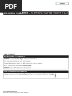 PPP Reading Test 6 Parts BC Question Paper