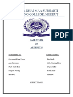 Arthritis Case Study