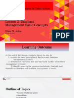 Module 1 Lesson 2 Basic Concepts For Construction Database