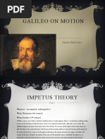 Habermel Galileo On Motion