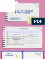 Group 1 - Diphthongs & Triphthongs