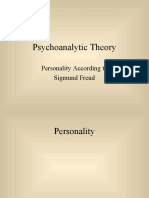 Psychoanalytic Theory: Personality According To Sigmund Freud