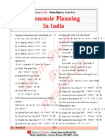 Top 30 MCQ Economic Planning