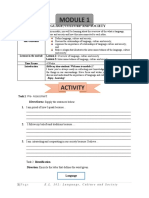 Module 1 - Lesson 1 and 2