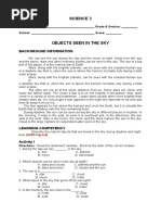 Science 3: Background Information