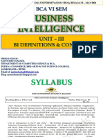 Bca Vi Sem Bi - Unit III