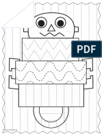 Free Robot Big Shape Tracing Page