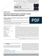 Date Palm Reinforced Epoxy Composites: Tensile, Impact and Morphological Properties