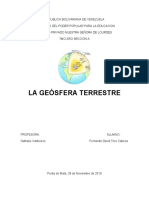 Trabajo de Geosfera