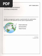 Quality Management System Standard: Automotive