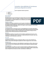 Investigue Las Principales Vulnerabilidades de Los Sistemas Operativos para Dispositivos Móviles