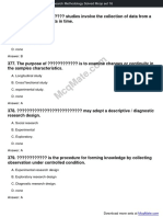 Research Methodology Solved Mcqs Set 16