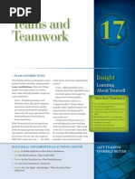 Teams and Teamwork: Insight