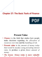 Chapter 27 - The Basic Tools of Finance