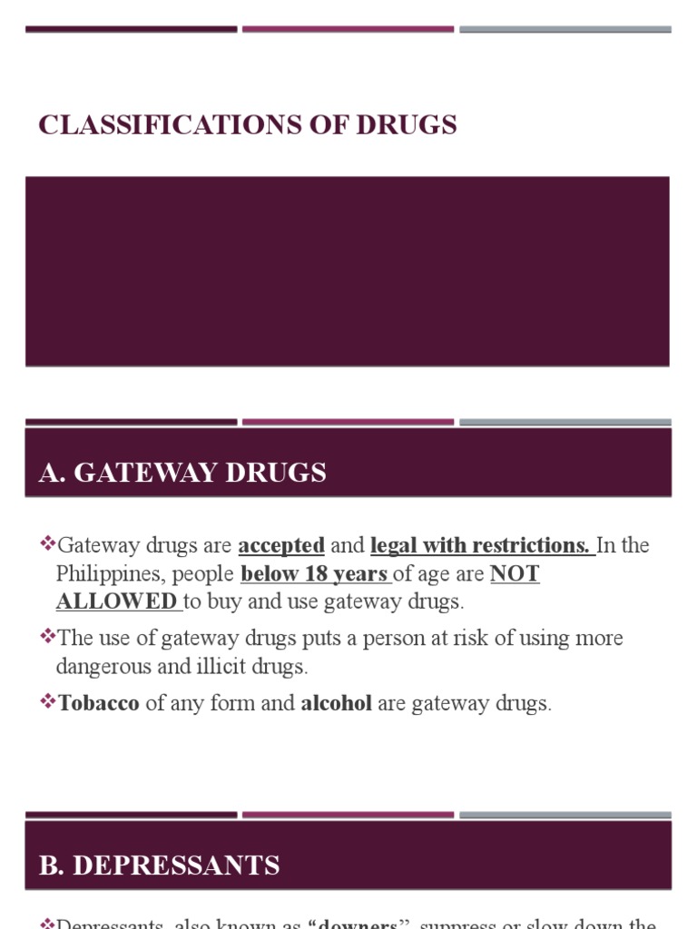 Classification of Drugs | PDF