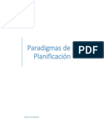 Paradigmas de La Planificación