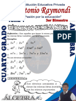 4to Capitulo 1 ALGEBRA (Terminos Semejantes)