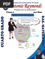 4to Capitulo 2 Raz Matem (Analogías Literales)