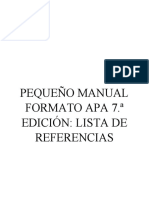 Pequeño Manual Formato Apa 7