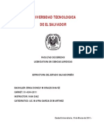 Estructura Del Estado Salvadoreño