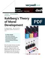 Kohlberg's Theory of Moral Development