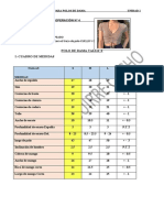 Hoja de Operación #4 D.P.D Polo Cuello V Drapeado