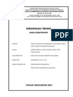 Spesifikasi Teknis Renovasi Prasarana Sekolah.