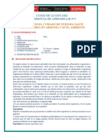 Comunicación 2021: Promovemos El Cuidado de Nuestra Salud Respiratoria en Armonía Con El Ambiente