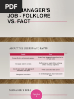 The Manager's Job - Folklore vs. Fact