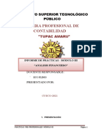 Informe de Practicas Pre Profesionales Modelo