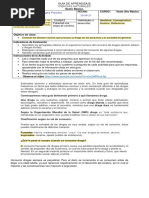 Guía Sobre Las Drogas 6°básico Causas - Efectos - Prevención.