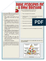 Basic Principles For A Good Nutrition Picture Description Exercises Reading Comprehensio 88580